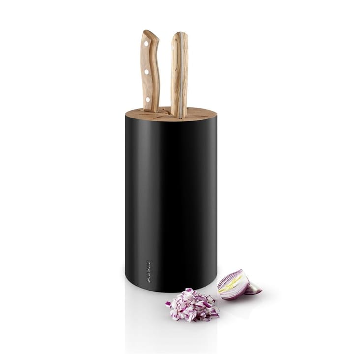 Nordic Kitchen knife block, black Eva Solo