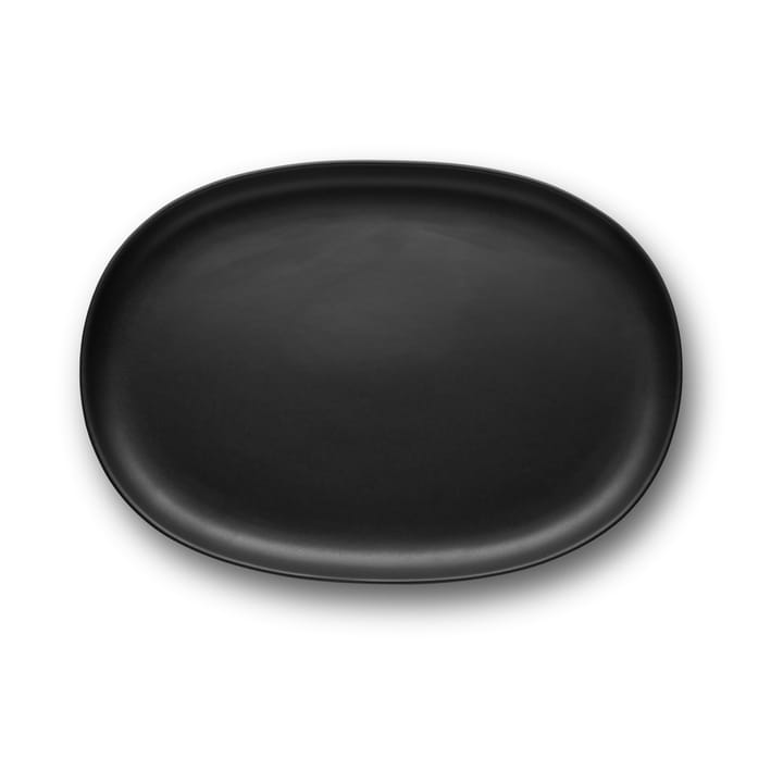 Nordic Kitchen oval serving plate 36 cm, Black Eva Solo