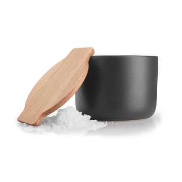 Nordic Kitchen salt jar with lid - black - Eva Solo