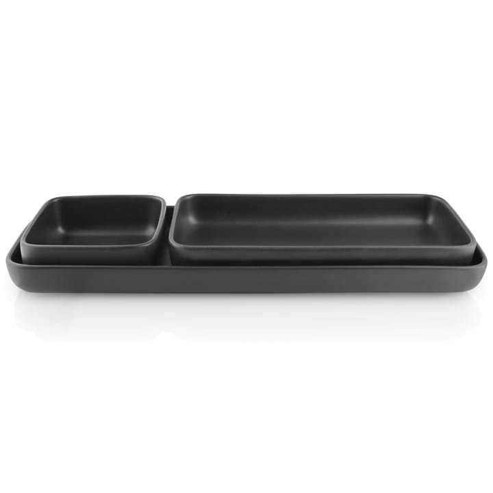 Nordic Kitchen square bowl, black Eva Solo