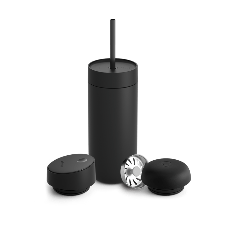 Carter Move thermos mug 3-in-1 lid set - Matte black - Fellow