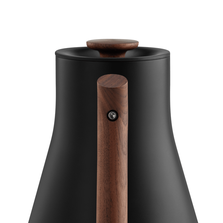 Corvo EKG electric kettle with variable temperature 90 cl, Matte black-walnut Fellow