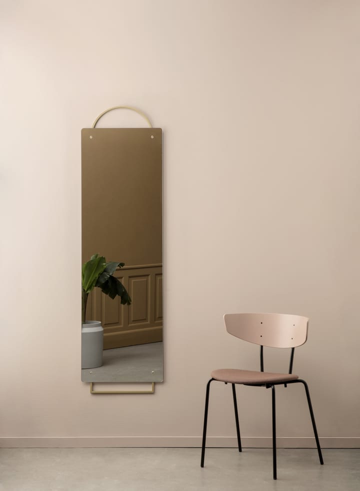 Adorn mirror 159x45 cm, Brass ferm LIVING