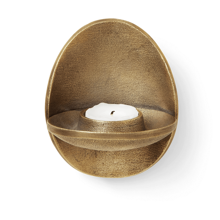 Agapé tealight holder wall, Brass finish ferm LIVING