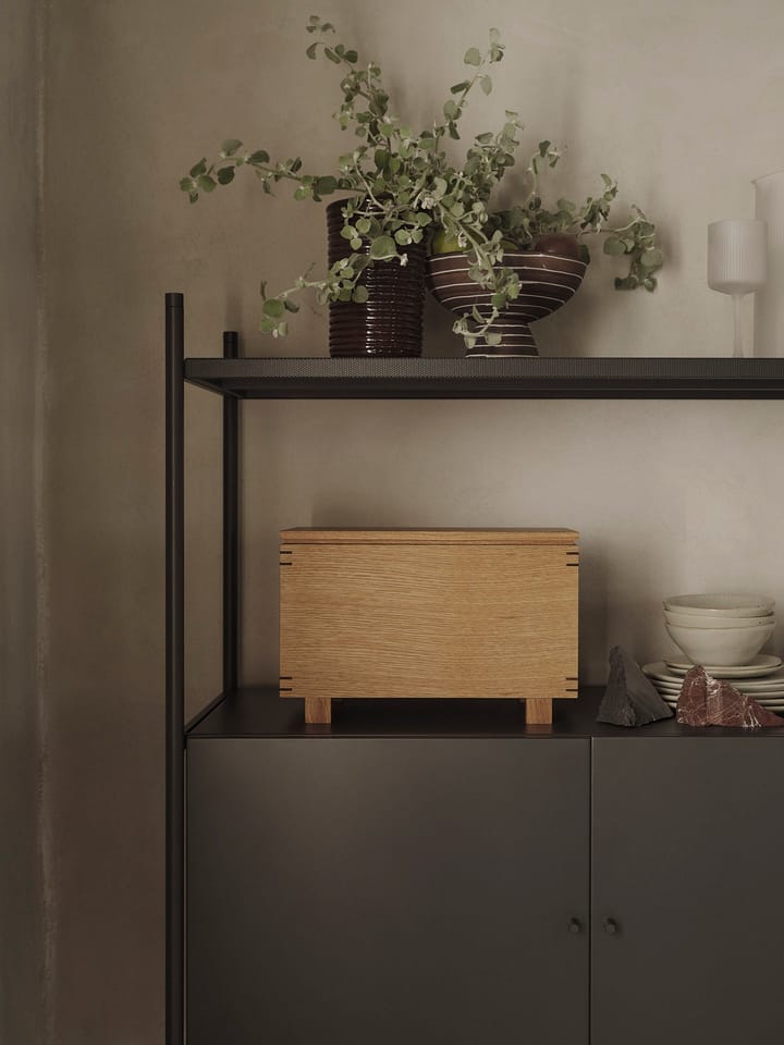 Bon wooden box 19x35 cm, Oiled oak ferm LIVING