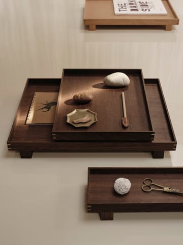 Bon wooden tray X small - Smoked oak - ferm LIVING