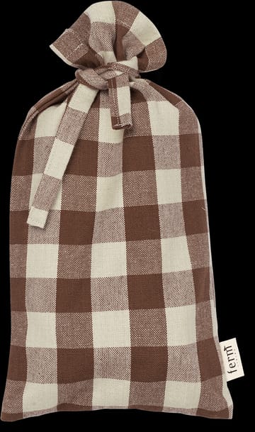 Bothy Check cotton napkin  40x40 cm 4-pack - Cinnamon-grey green - ferm LIVING