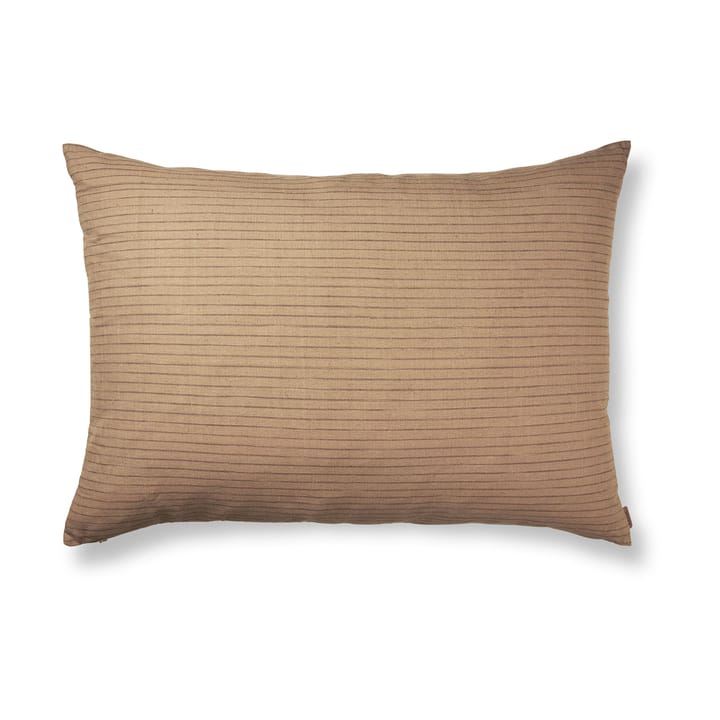 Brown cushion 60x80 cm, Lines ferm LIVING