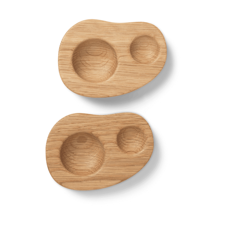 Cairn egg cup 2-pack, Oak ferm LIVING