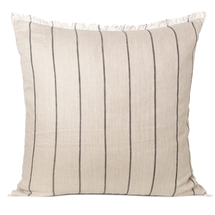 Calm cushion camel-black, 78x78 cm ferm LIVING