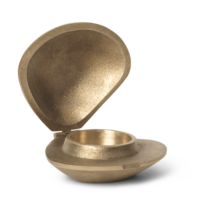 Clam candle holder - Brass - Ferm Living