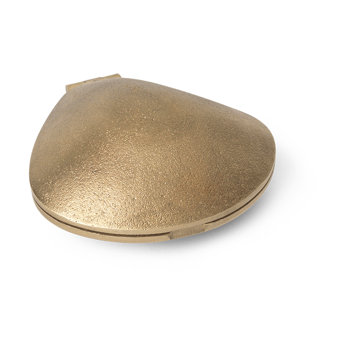 Clam candle holder, Brass ferm LIVING