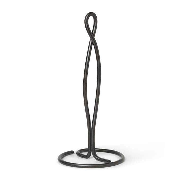 Curvature kitchen paper holder , Black brass ferm LIVING