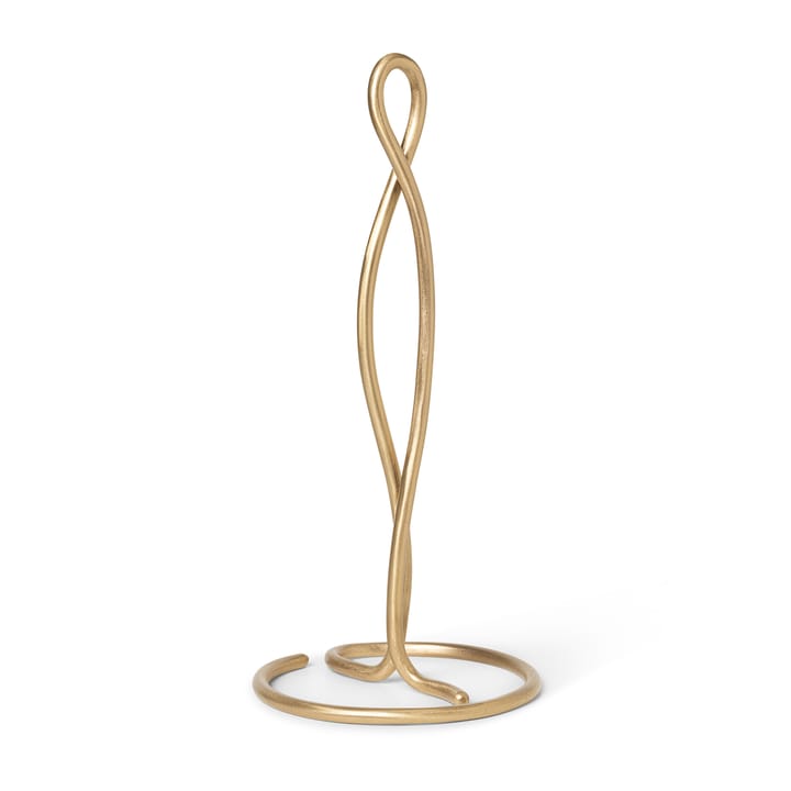 Curvature kitchen paper holder , brass ferm LIVING