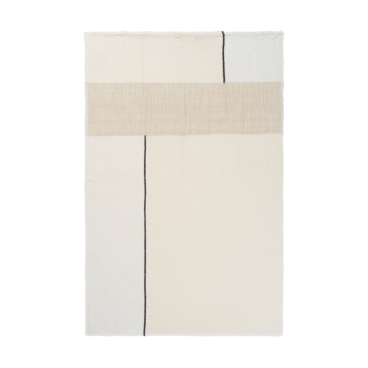 Dela blanket 120x170 cm, Natural-Off-white ferm LIVING