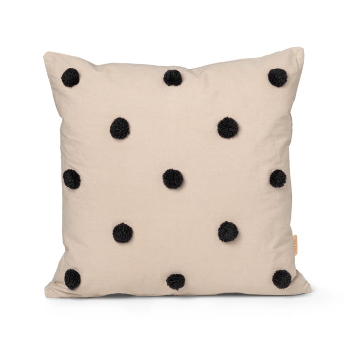 Dot cushion 50x50 cm, sand-black ferm LIVING