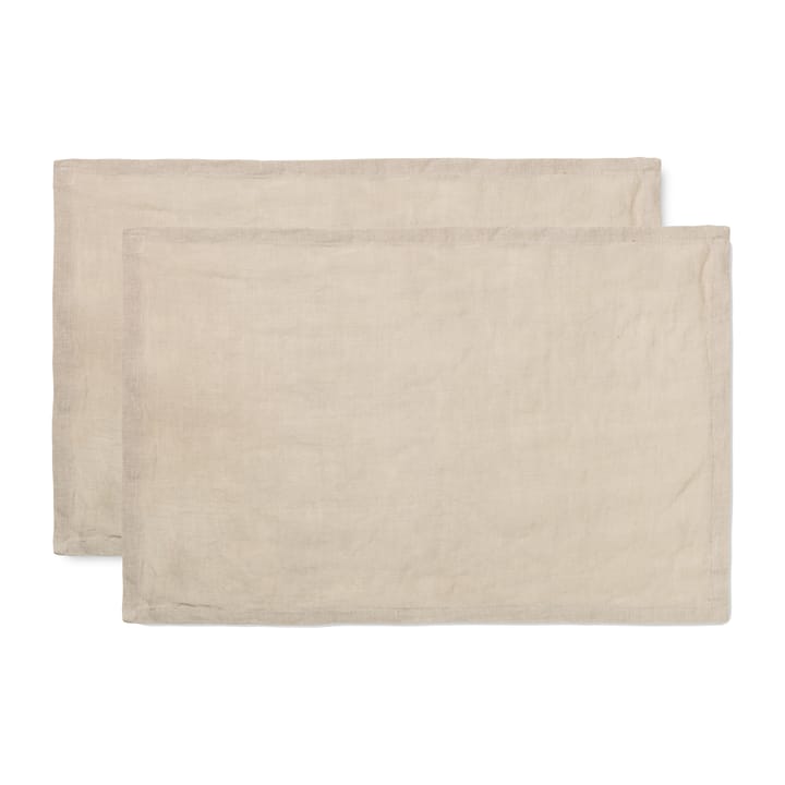 ferm LIVING placemat linne 2-pack, Natural ferm LIVING