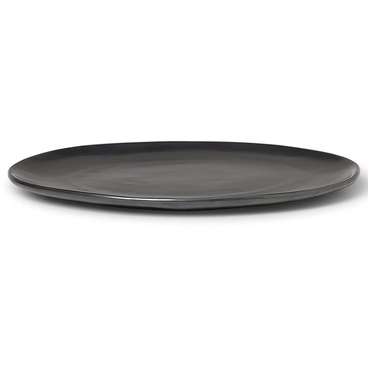 Flow plate 27 cm - Black - Ferm Living