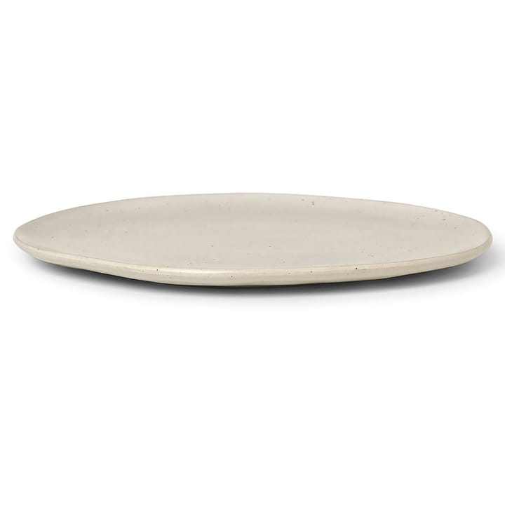 Flow plate 27 cm, Off-white speckle ferm LIVING