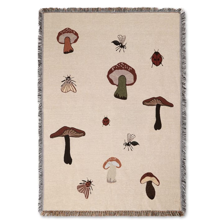 Forest tapestry throw 120x170 cm, Sand ferm LIVING