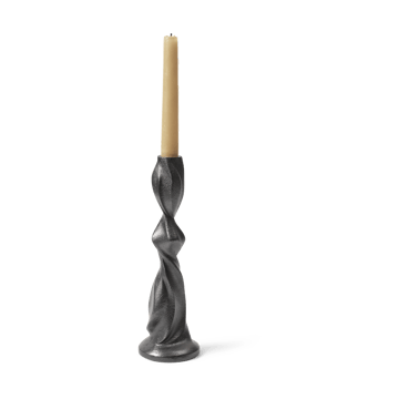 Gale candlestick 25 cm - Blackened Aluminium - ferm LIVING