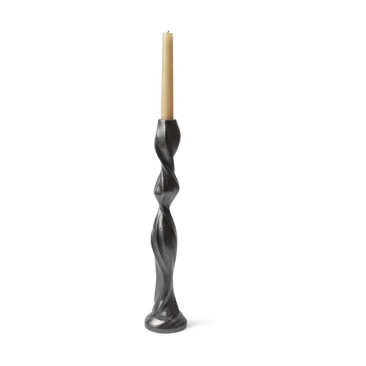 Gale candlestick 38 cm, Blackened Aluminium ferm LIVING