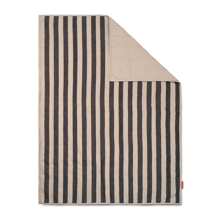 Grand blanket 120x170 cm, Sand-black ferm LIVING