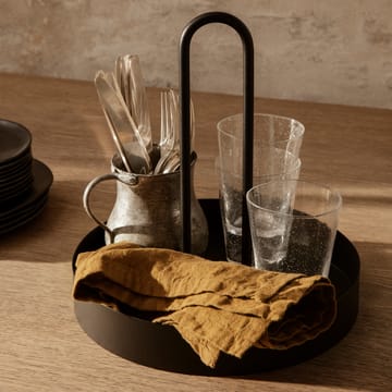 Grib Tray tray - black - ferm LIVING