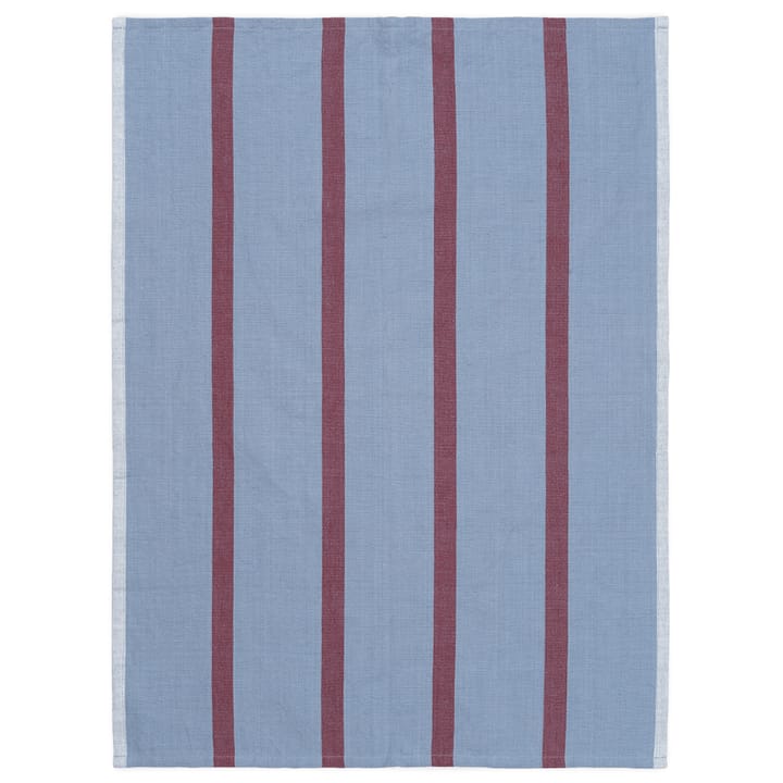 Hale kitchen towel 50x70 cm, Faded blue-burgundy ferm LIVING