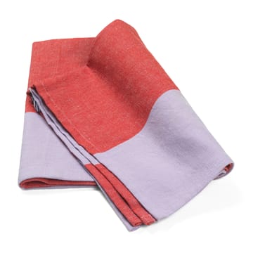 Hale kitchen towel 50x70 cm - Red-lilac - ferm LIVING