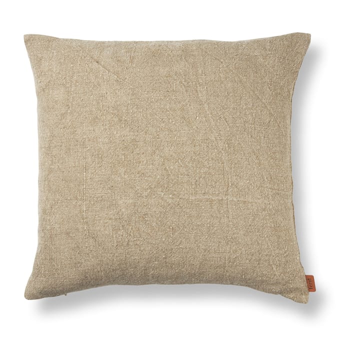 Heavy Linen cushion 50x50 cm, Natural ferm LIVING