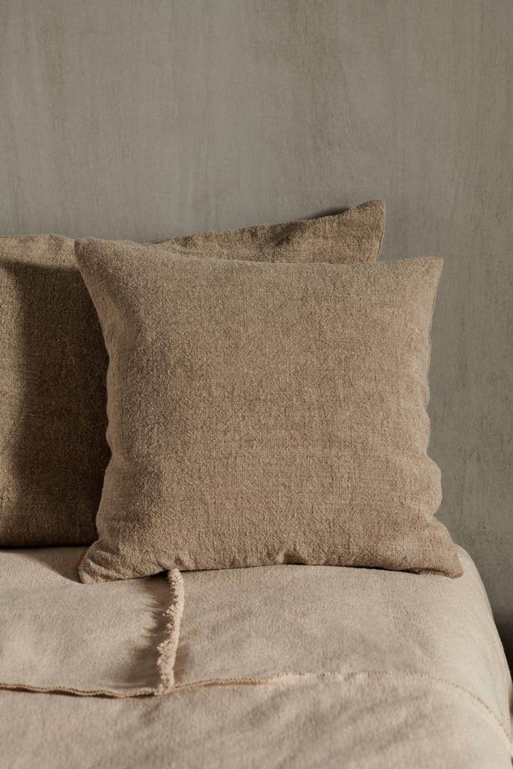 Heavy Linen cushion 50x50 cm, Natural ferm LIVING