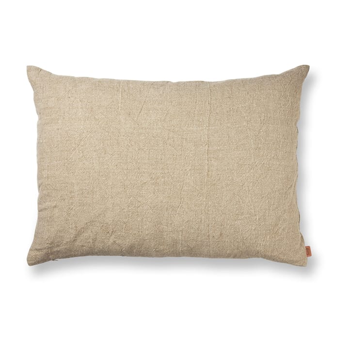 Heavy Linen cushion 60x80 cm, Natural ferm LIVING