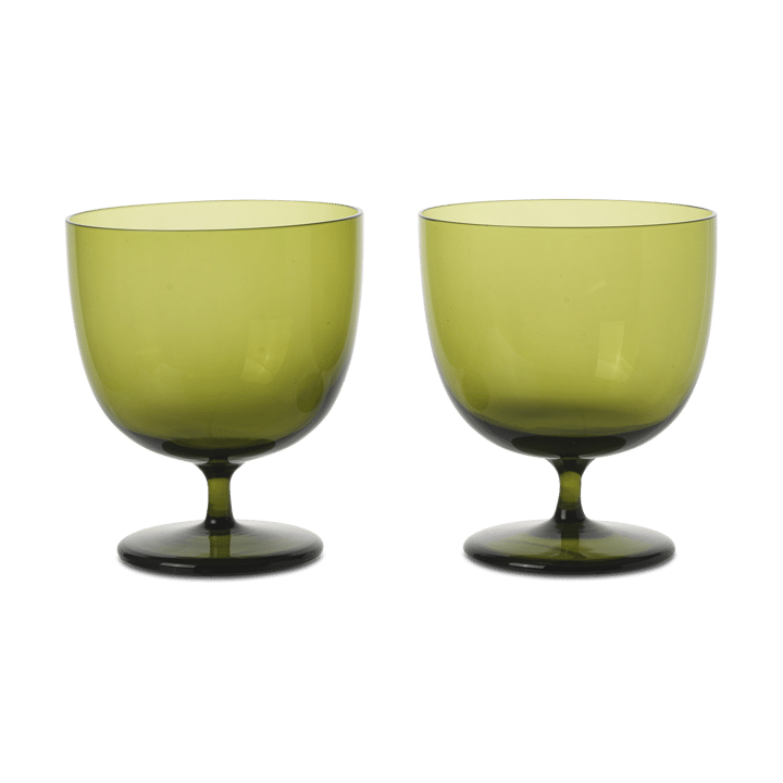 Host drinking glass 20 cl 2-pack, Moss Green ferm LIVING