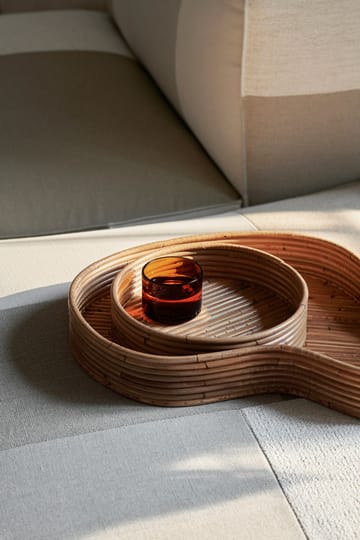 Isola tray 2 pieces - Natural Stained - ferm LIVING