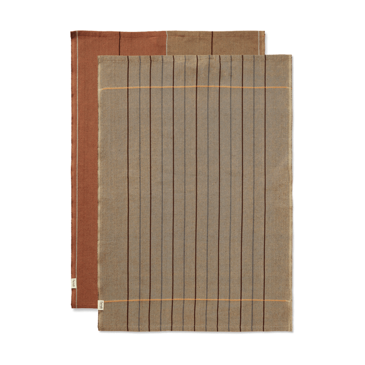 Ito kitchen towel 50x70 cm 2-pack, Hazel-oat ferm LIVING