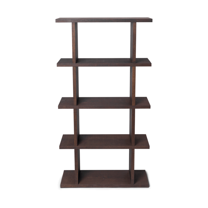 Kona bookshelf 1x4 - Dark stained - Ferm LIVING