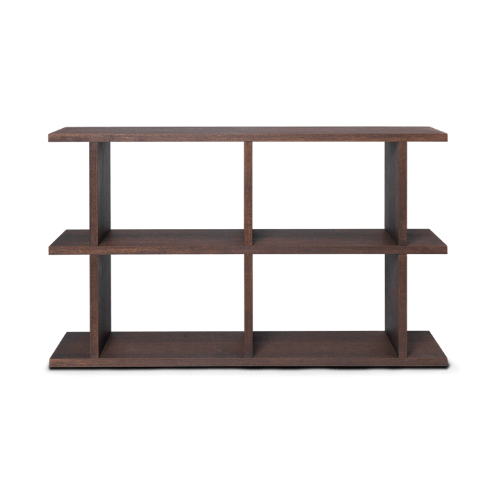 Kona bookshelf 2x2, Dark stained ferm LIVING