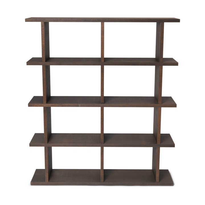 Kona bookshelf 2x4, Dark stained ferm LIVING