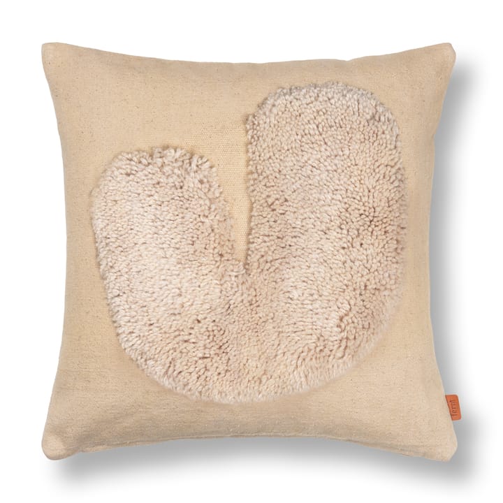 Lay cushion 50x50 cm, Sand / Off-white ferm LIVING