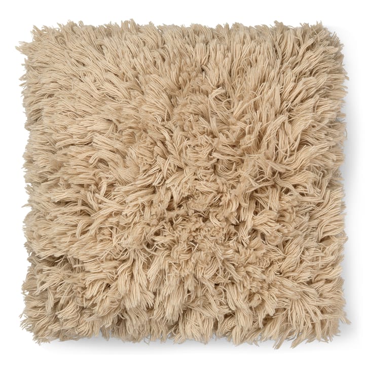 Meadow High Pile cushion 50x50 cm, Light Sand ferm LIVING