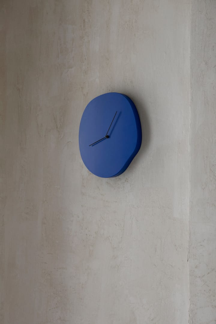 Melt wall clock 28x33 cm, Blue ferm LIVING