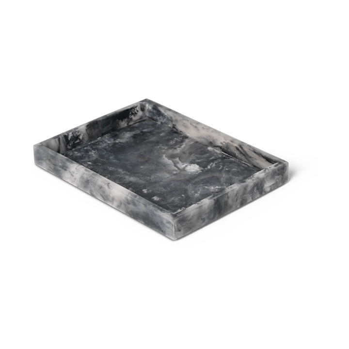 Mist decorative tray 15x20 cm, Charcoal ferm LIVING