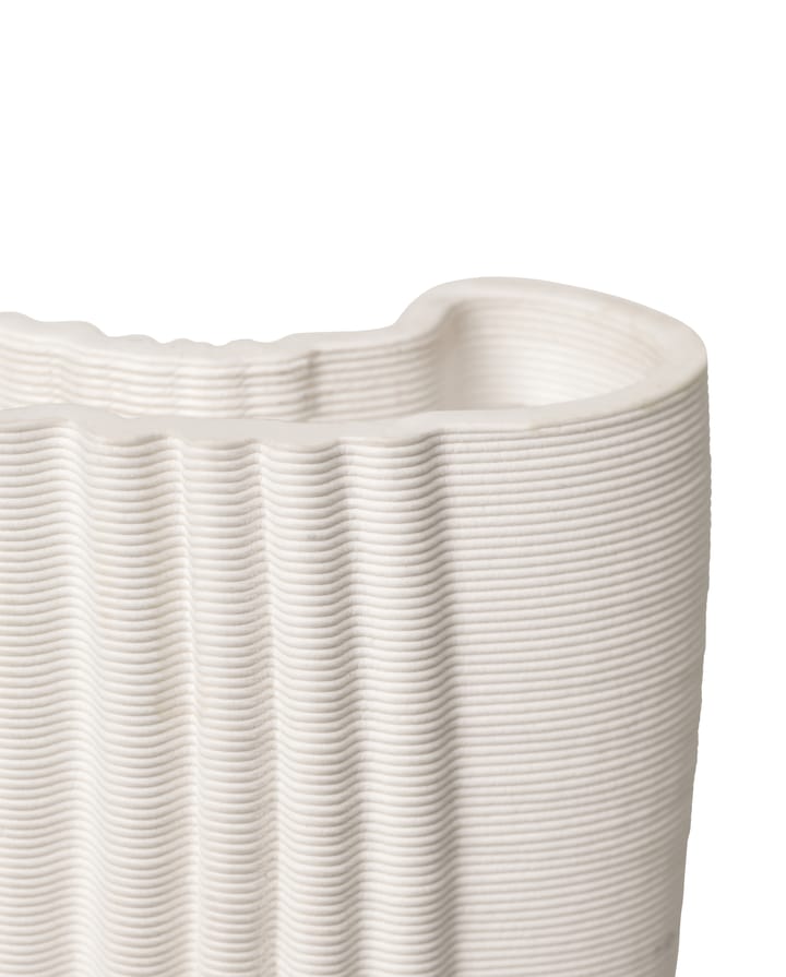 Moire vase 19x30 cm, Off-white ferm LIVING