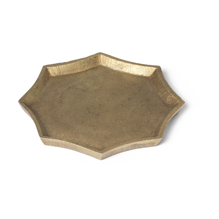 Otte decorative tray 9,5x9,5 cm - Brass finish - Ferm LIVING