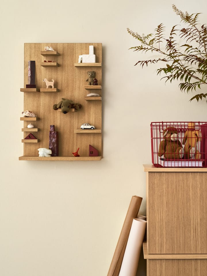 Parade wall-mounted shelf 60 cm, Oiled oak ferm LIVING