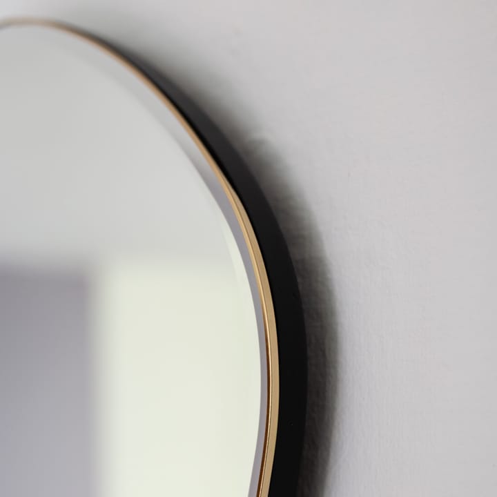 Pond mirror large, Brass ferm LIVING