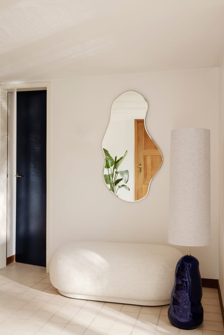 Pond mirror large, Brass ferm LIVING