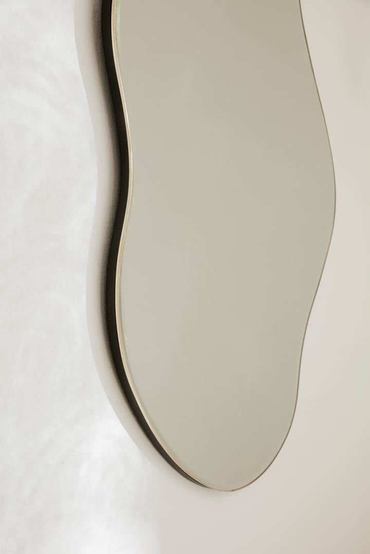 Pond mirror large, Brass ferm LIVING