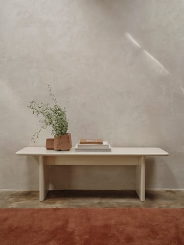 Rink bench 140 cm - Eggshell - ferm LIVING